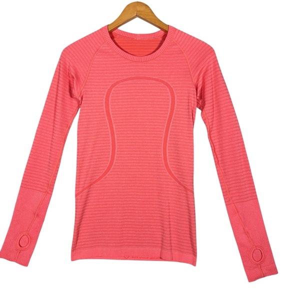 LULULEMON Swiftly Tech Long Sleeve Crew in Heathered Alarming - Picture 7 of 13